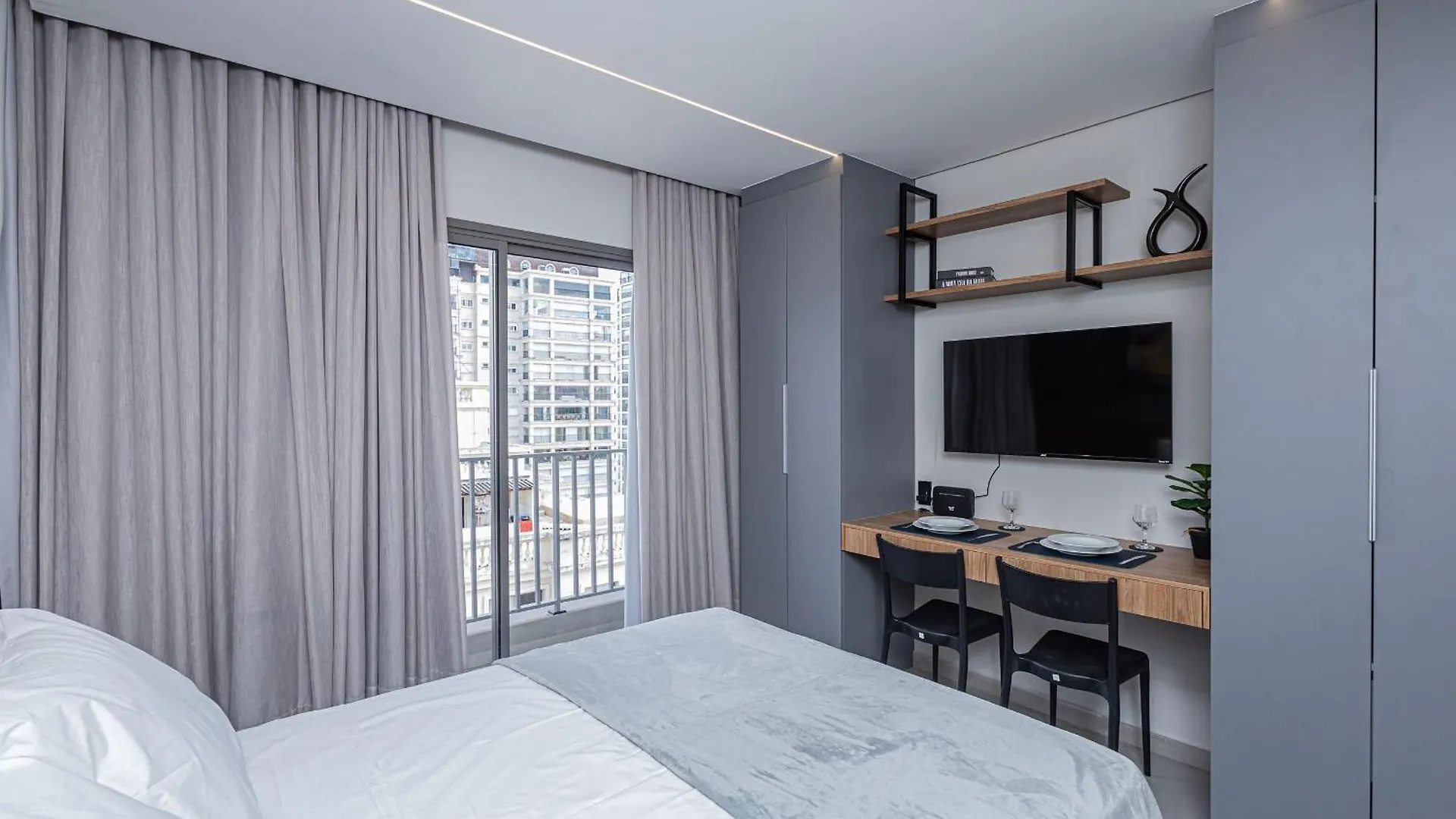 Studio Vila Nova Luxo Completo 0*, São Paulo Brazílie